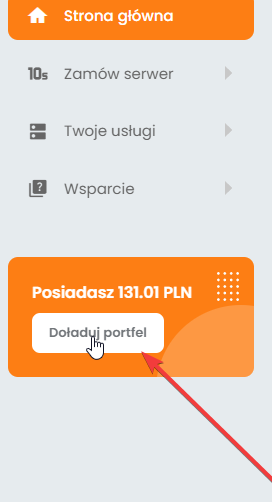 Doładowanie portfela