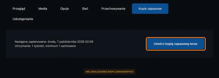 Kopie zapasowe VPS